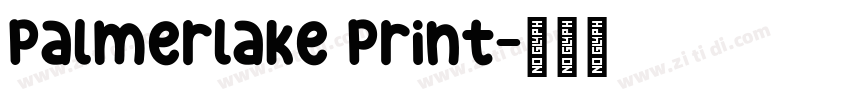 Palmerlake Print字体转换